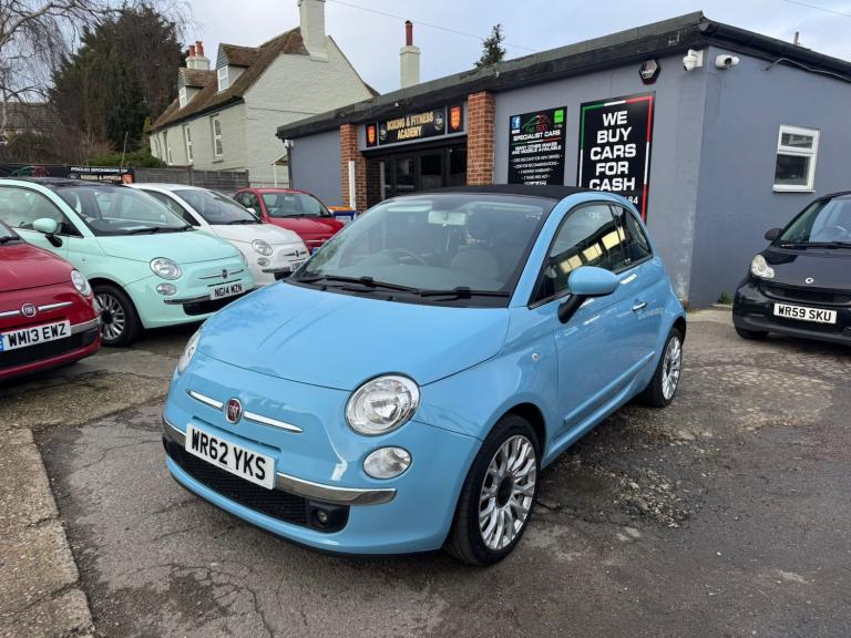 2012 Fiat 500 1.2 Lounge 2dr Dualogic [Start Stop] CONVERTIBLE Petrol Automatic