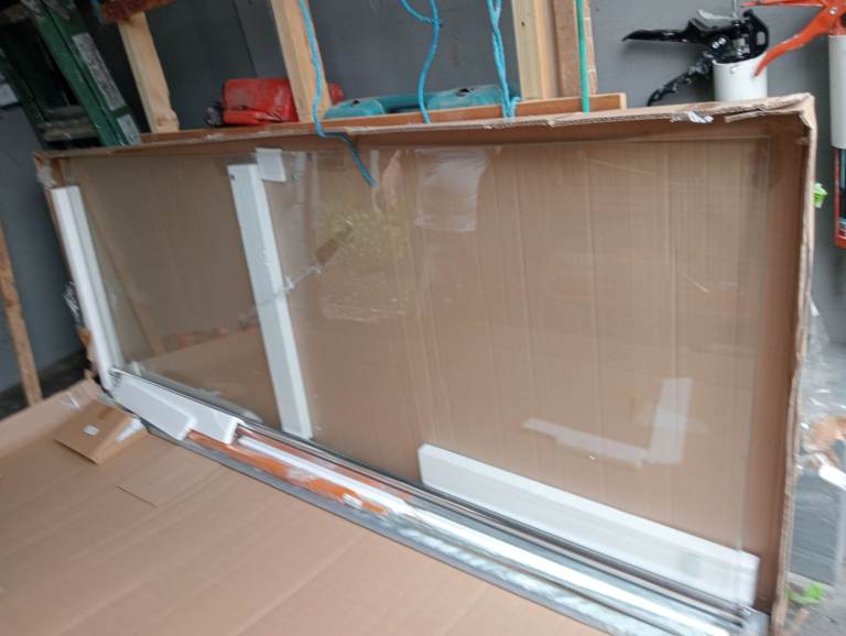 brand new instinct pivot shower door