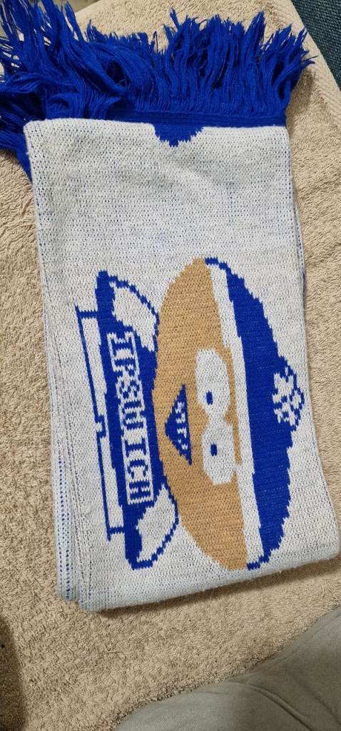 Vintage - Rare Ipswich Town FC/South Park Scarf - Blue/white