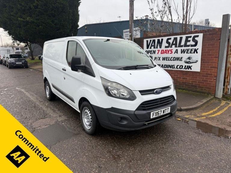 2017 67 FORD TRANSIT CUSTOM 2.0 TDCI 340 PANEL VAN 5DR DIESEL MANUAL L1 H1 (172