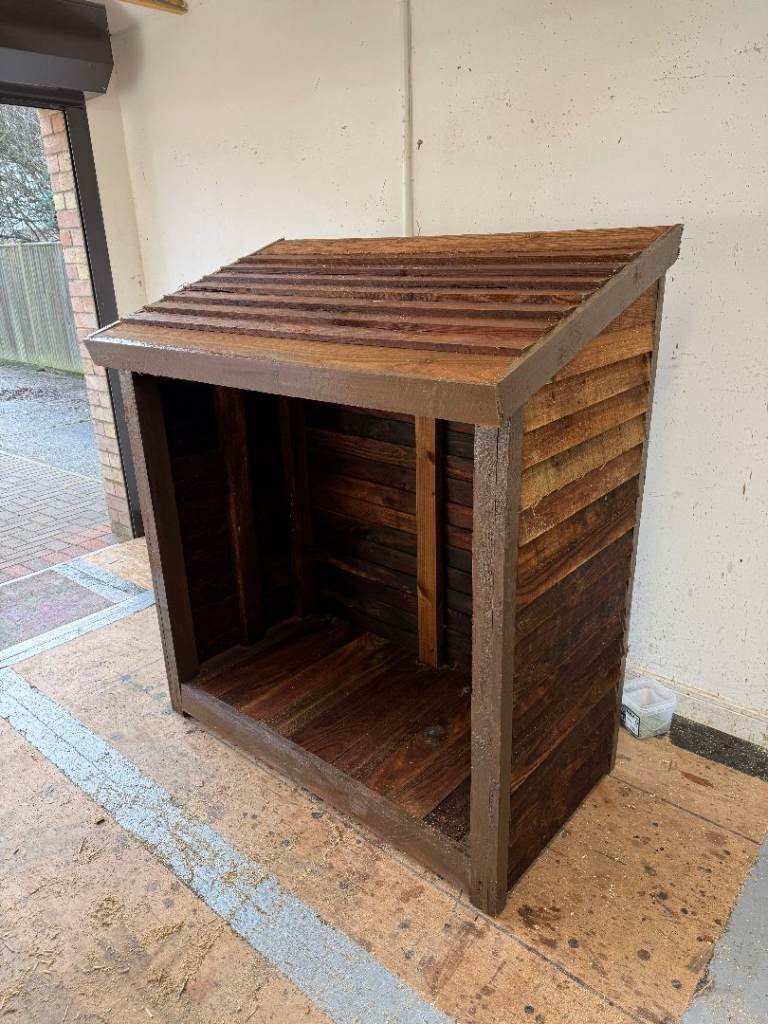 Treated Wooden Log Store Garden Storage Garden Shed NEW