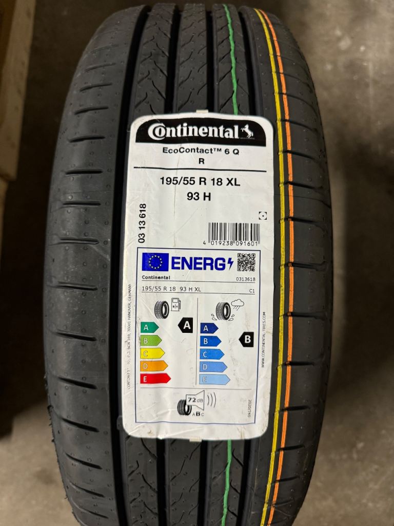 image for Brand New 195 55 18 Continental Eco Contact Tyre Tire