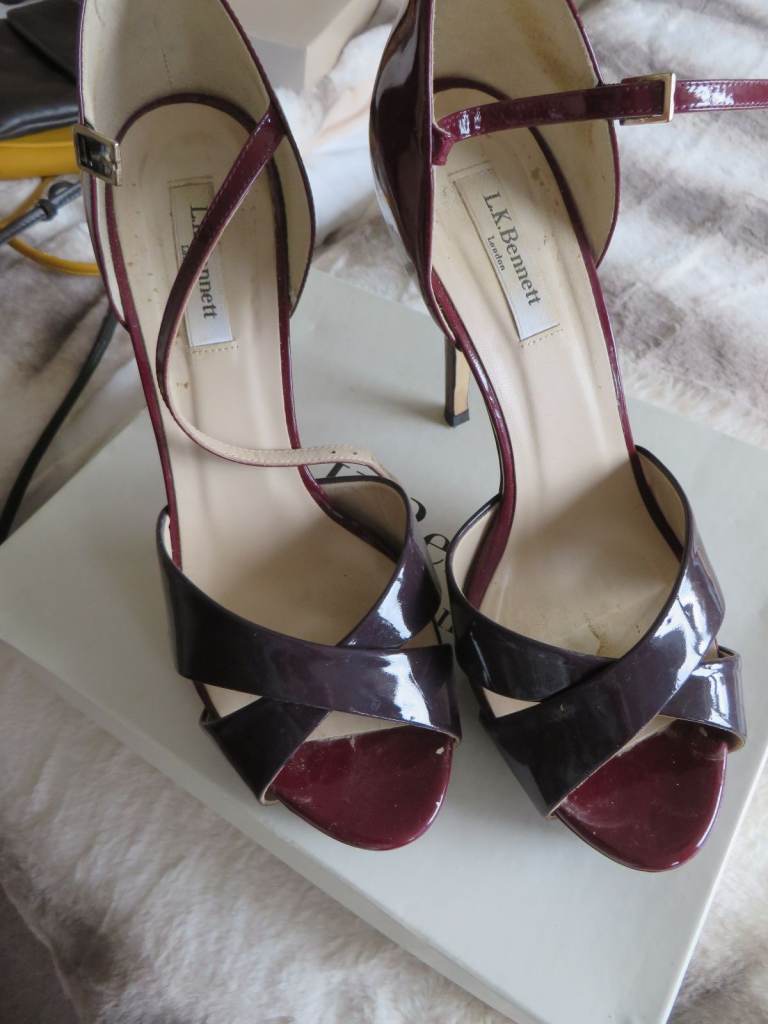LK Bennett size 42 heels maroon/burgundy (no delivery enabled )