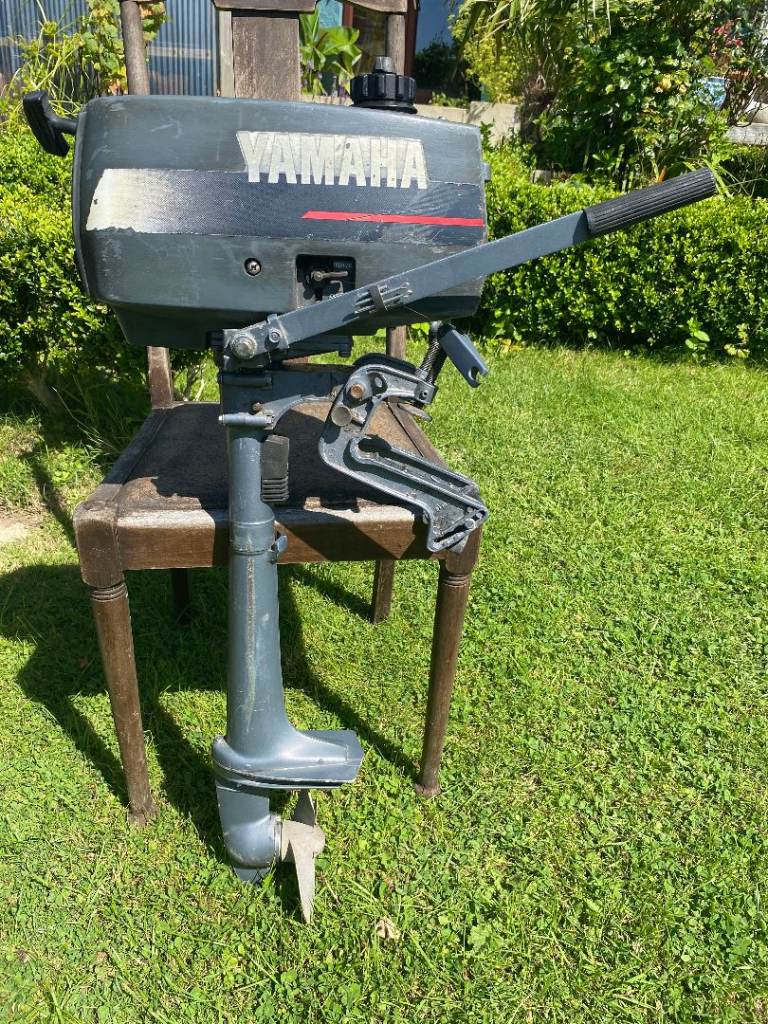 Yamaha Outboard Motor 2HP – Grey, Used Condition