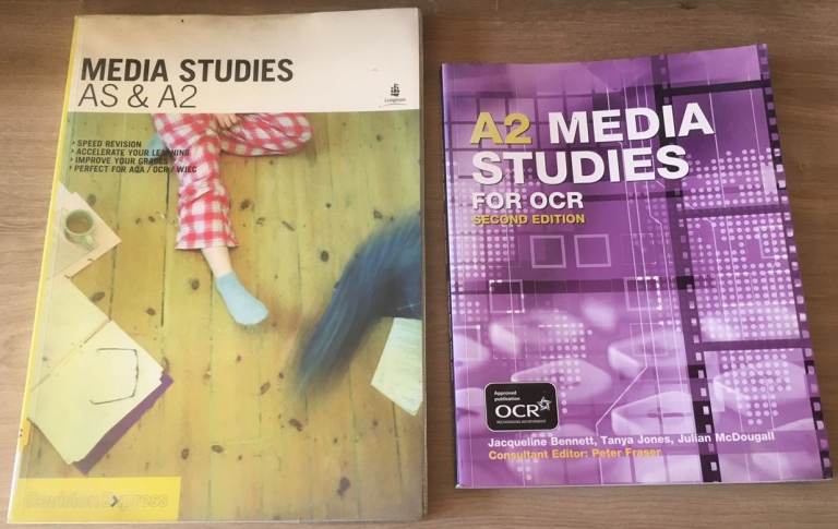 FREE - Media Studies AS & A2 Textbooks – Good Condition. Eccles, Manchester