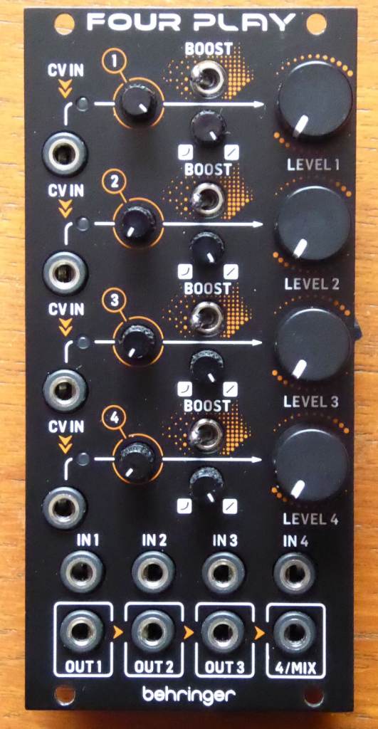 image for Behringer Four Play VCA/Mixer Eurorack Module CASH ON COLLECTION ONLY