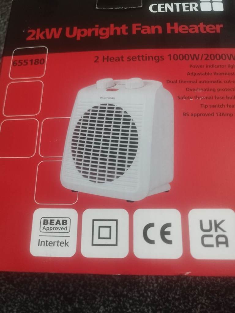 Upright 2 kw Fan Heater 
