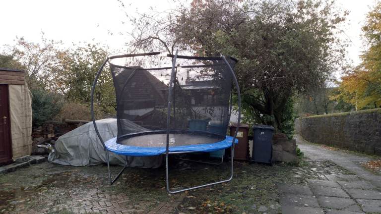 Found, one Galactica Children's trampoline