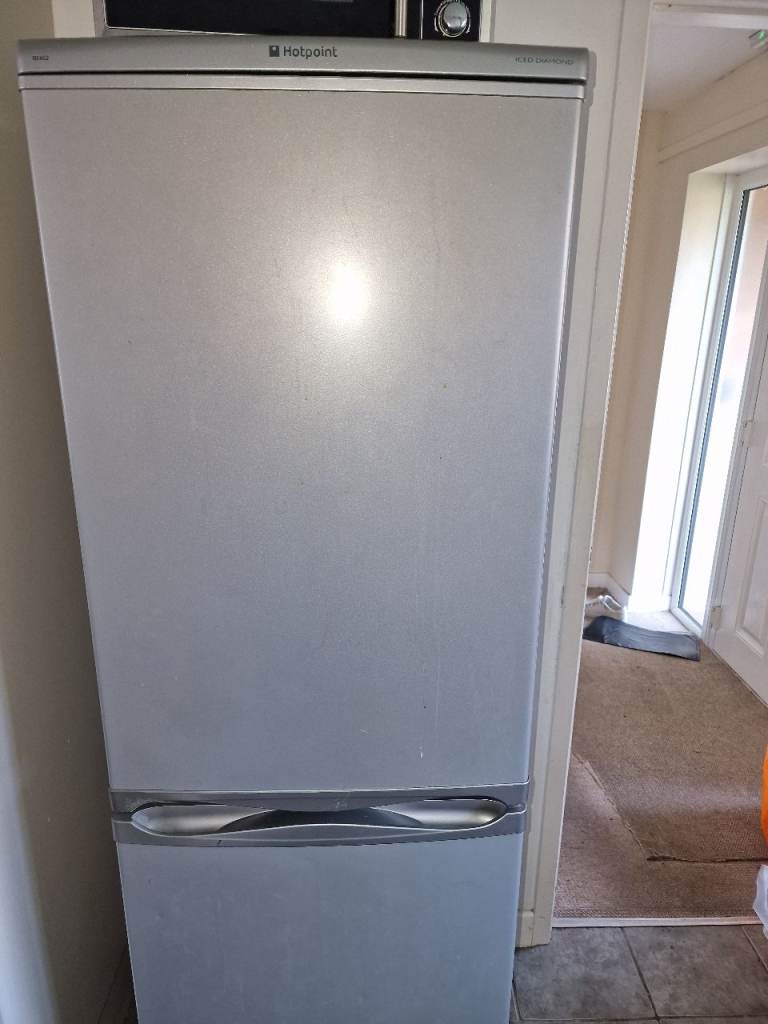 Hotpoint Fridge Freezer - Silver, Good Condition