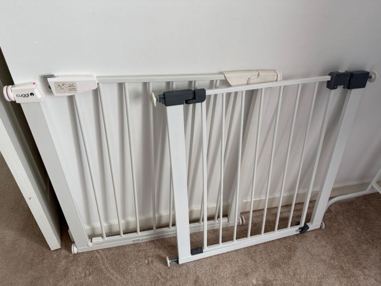 Stair gate x 2 and bed rail