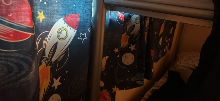 Children bedroomCurtainS and lampshade set