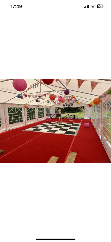 6x12mMarquee500gsmPVC Heavy Duty Waterproof Carpet Ideal for weddings parties exhibitions storage 
