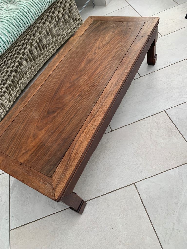 COFFEE TABLE VERY PRETTY. ROSEWOOD