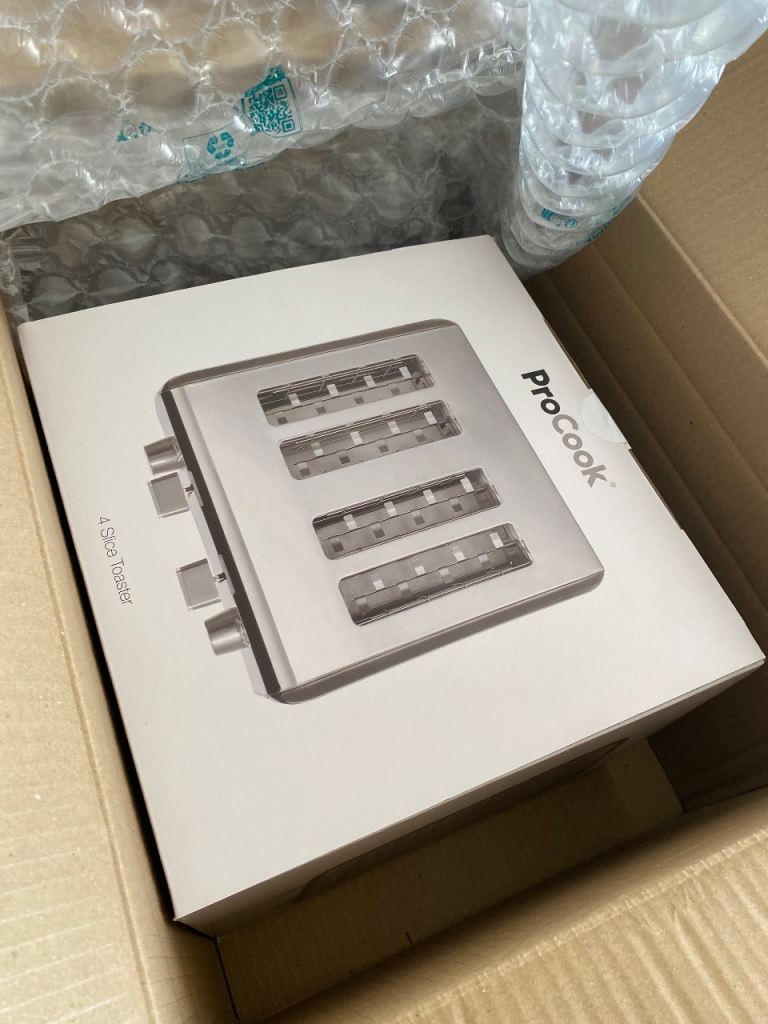Pro cook chrome toaster 