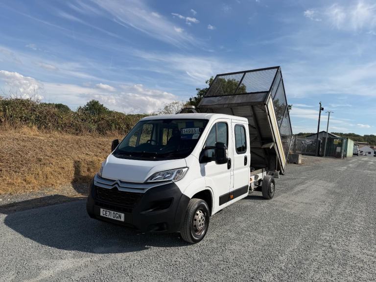 Citroen Relay 2.2 BlueHDi 35 X  Double Cab caged tipper Aircon 4dr Di... 2021/71