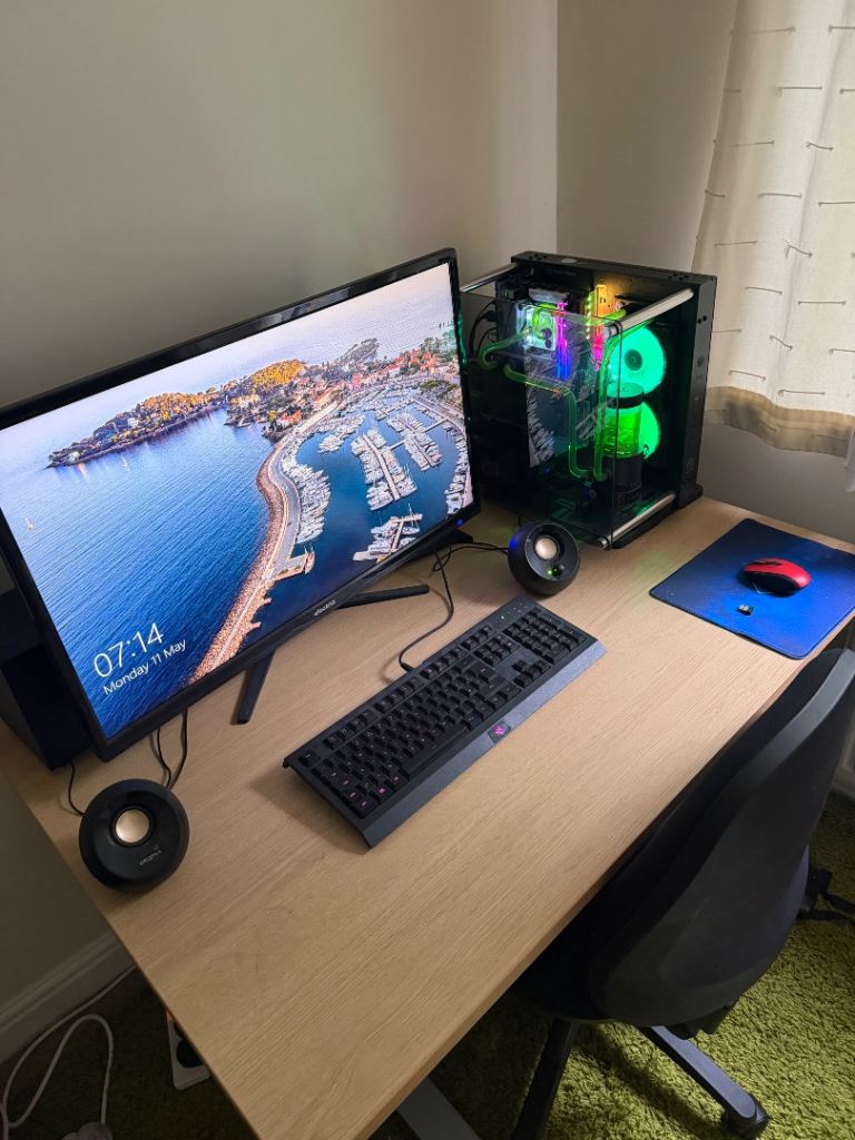  Custom Water-Cooled Gaming PC – GTX 1080 – Ready to Play