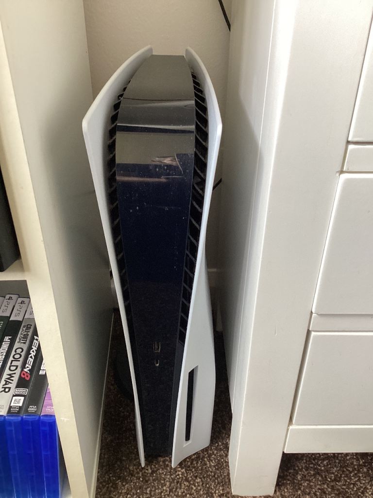 Ps5 console and games , controllers.