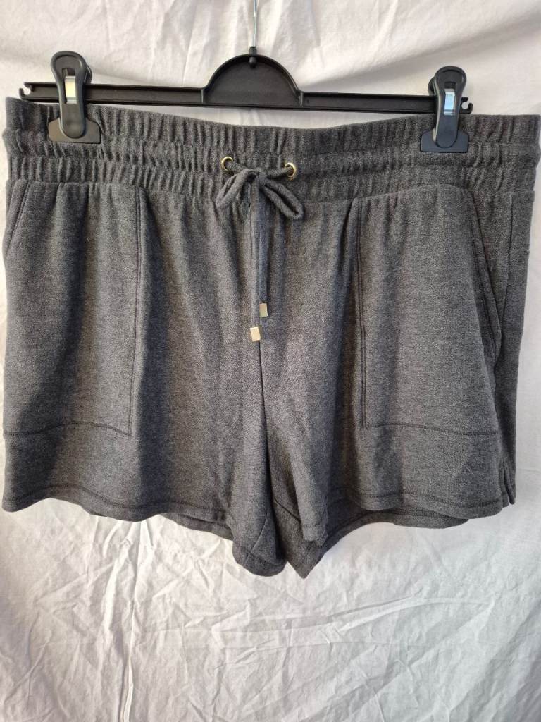 New grey jogging shorts size 16