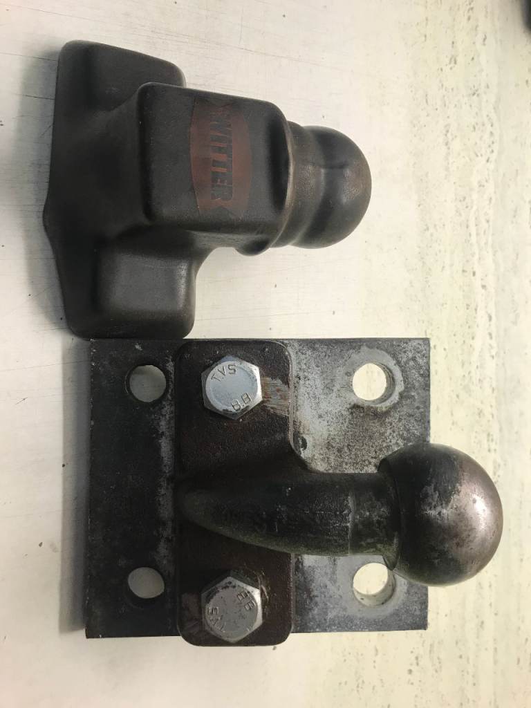 Tow Ball + 6 Hole Drop Plate + Cap