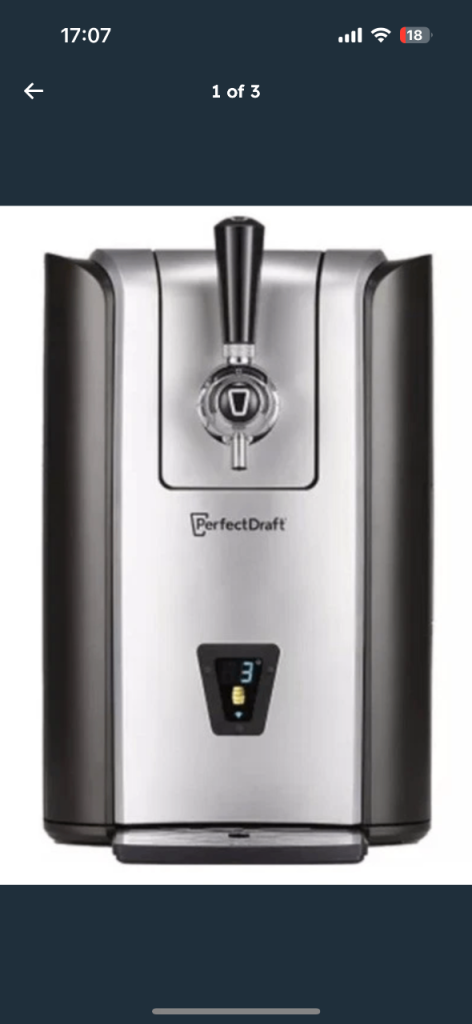 Perfect draft Pro beer machine