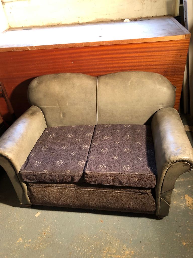 1930’s drop end two seater sofa for sale