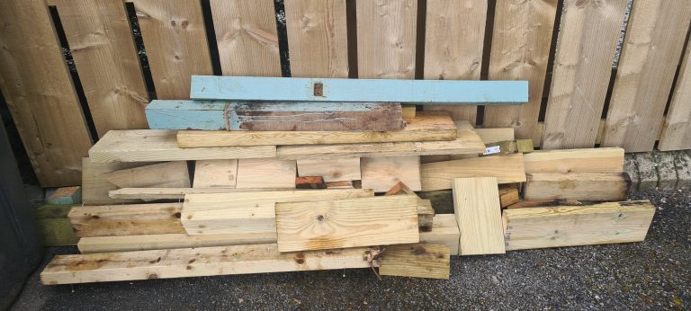 Bo longer available-FREE Tanalized wood off cuts