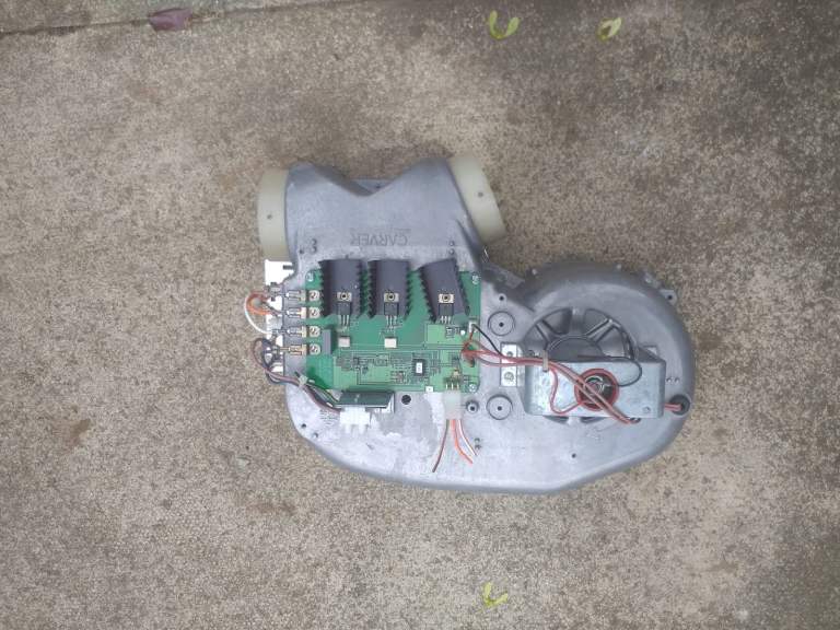 Carver Fanmaster Mains Heater & Fan control Motor Unit and Control Switch Caravan/Motorhome.
