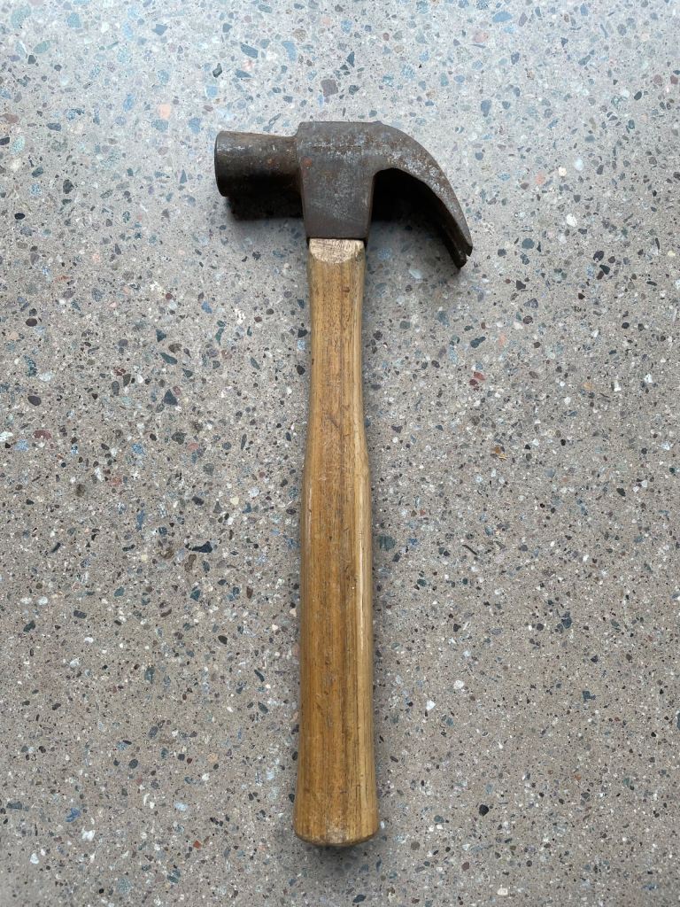 Hammer,  Wooden Handle,  Vintage