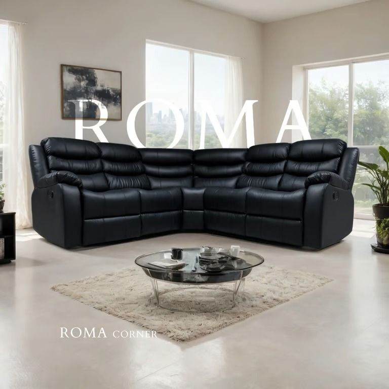 Luxury Roma Corner Recliner Sofa & 3-2 Recliner 🔥 Comfy Premium | 25% Off Free Delivery **