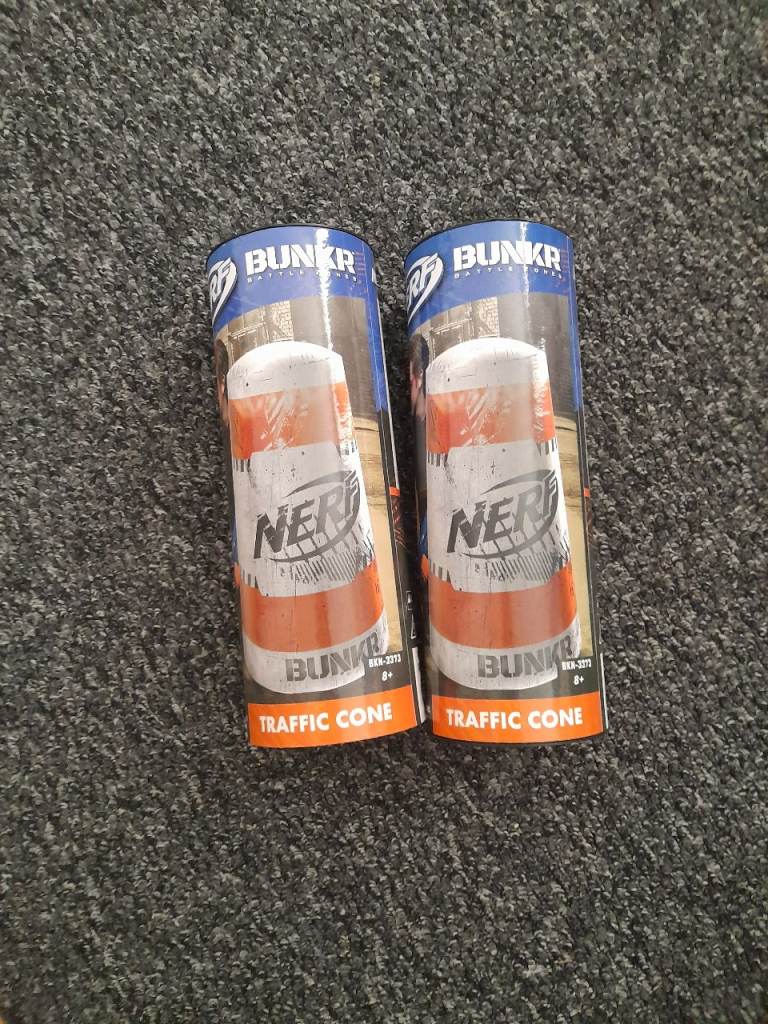 2x Nerf Traffic cones 