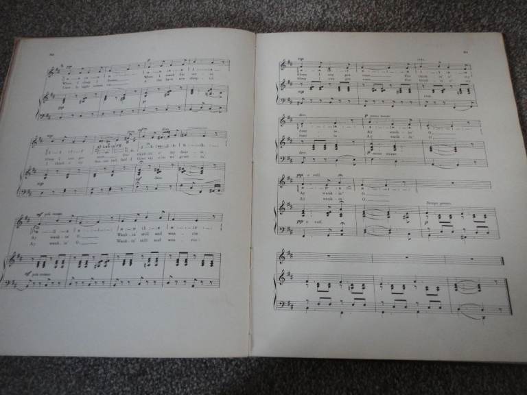 antique scots minstrelsie scottish music sheets, 1892, 6 volumes, 