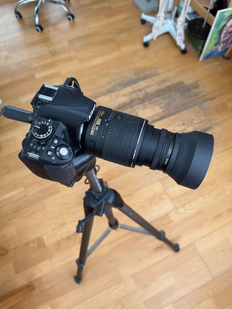 Nikon D3100 DSLR camera, hardly used, good working order