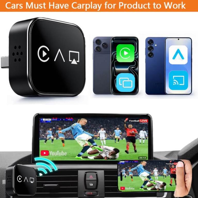 CarPlay Adapter sensitive touch screen