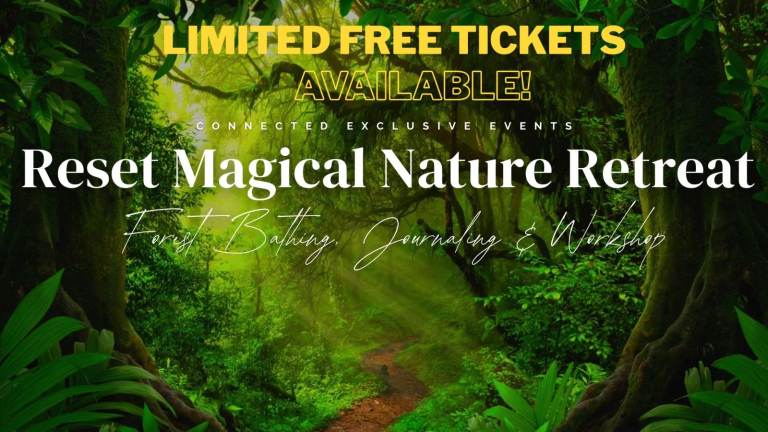 Reset Magical Nature Retreat: Forest Bathing, Journaling,Workshop-Sat,19 Sept @1.30-4.30pm,Croydon.