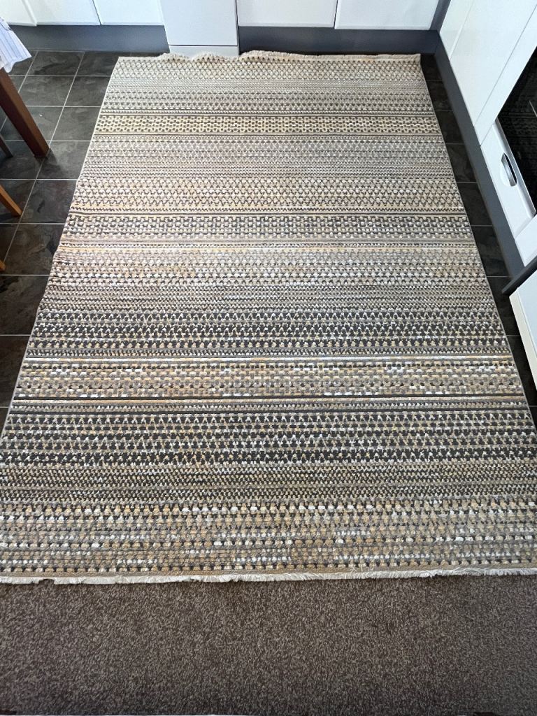 Dunelm Parker Ochre Rug - 200 x 290 cm