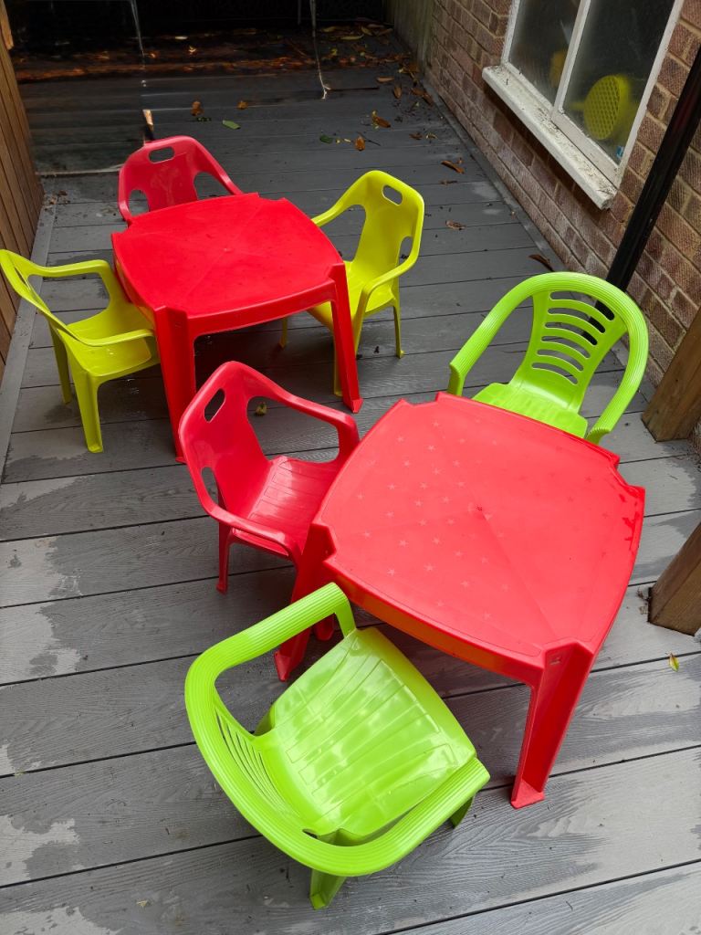 Children’s Garden Table and Chairs