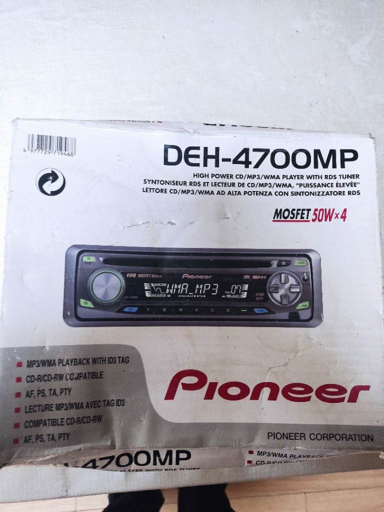 Pioneer car CD Player 50x4 output coe boxed as ne £50 ono no time wasters please. 