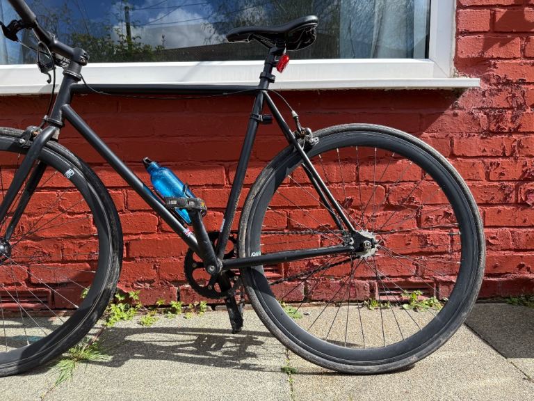 State Bike Co black Fixie Bicycle