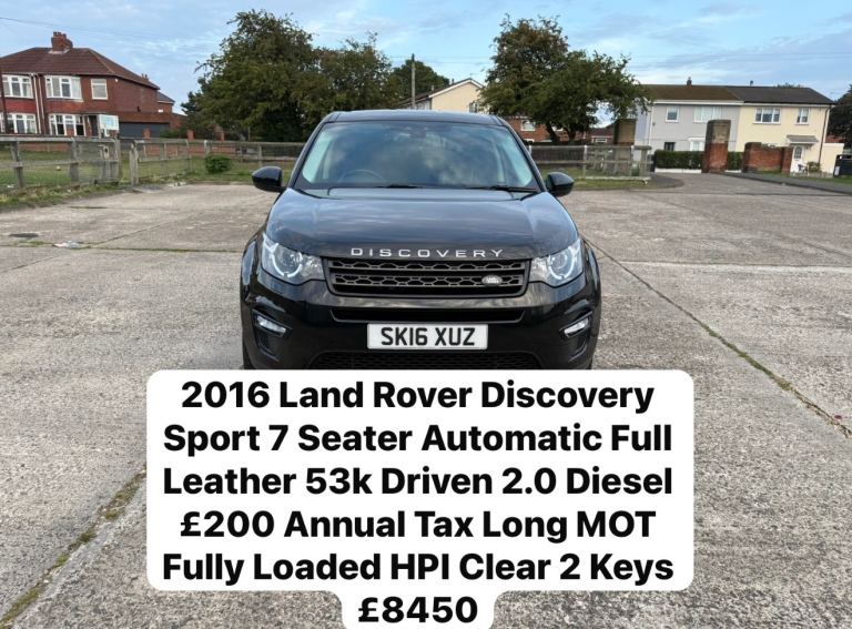 2016 Land Rover Discovery Sport 7 Seater Automatic Full Leather 53k Driven 2.0 Diesel £200 Annual