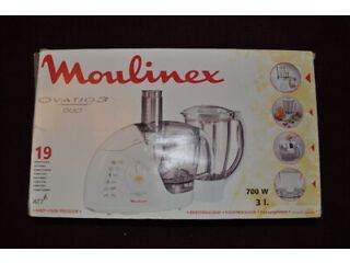 MOULINEX FOOD PROCESSOR + BLENDER NEW IN BOX -FULL SET 