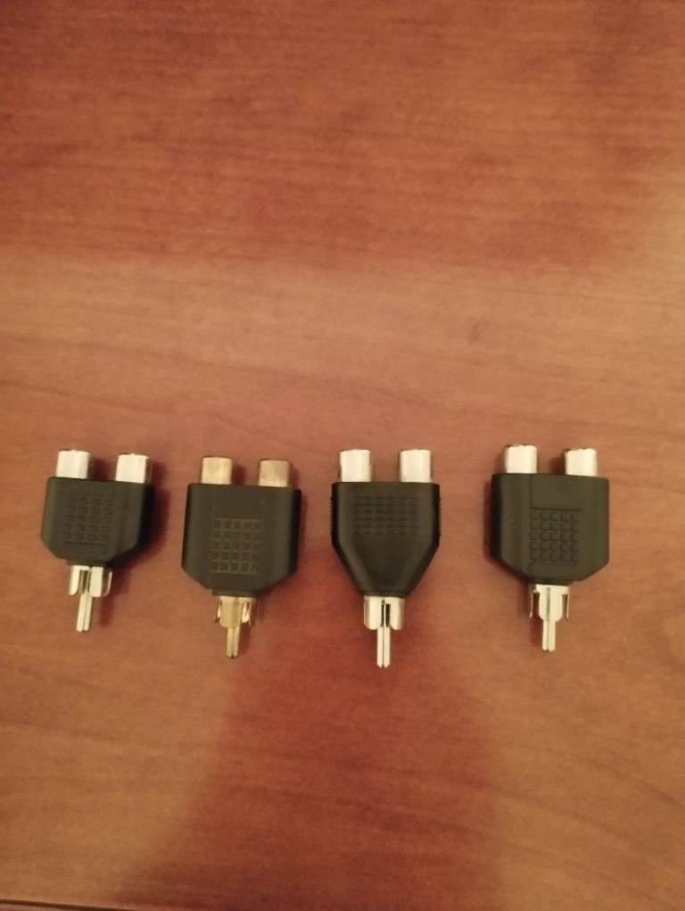 4 RCA Phono Splitters