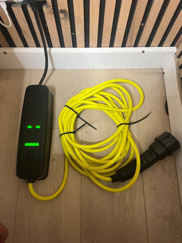 EV Portable Charger 3 Pin UK to Type 2 Electric Car Charger