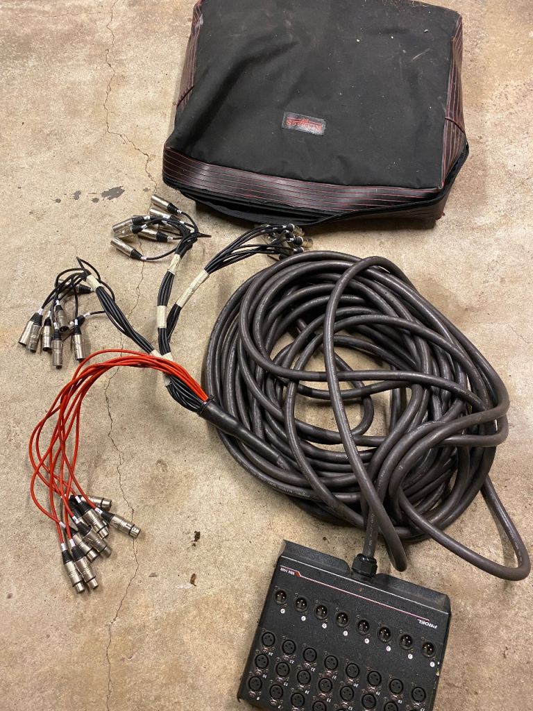 PROEL SBR 2408 Stage Box with Multicore Cable – Good Condition