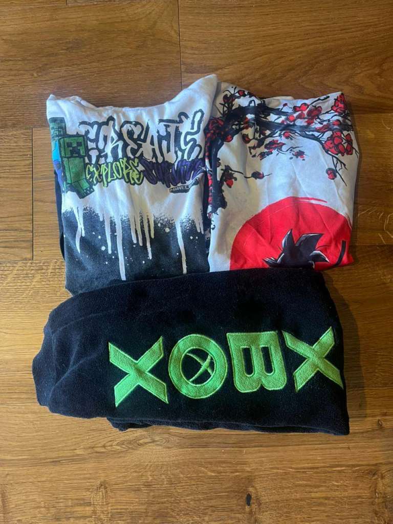 Gaming & Anime Kids Clothing Bundle – Xbox, Minecraft, Dragon Ball