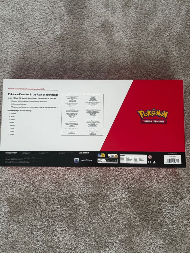 image for Pokémon Prismatic Evolution Mini tin set