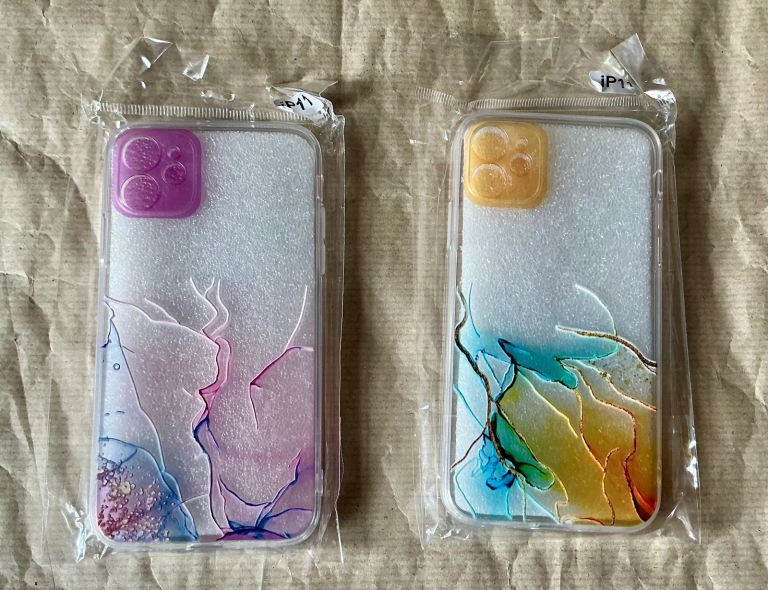 Apple iPhone 11 Watercolour Painting Marbling Design Mobile Phone Case - £1.00 each