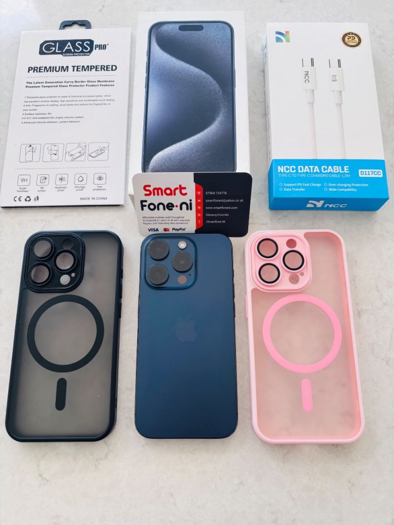 iPhone 15 PRO. 6 month warranty. Lisburn. Delivery available 