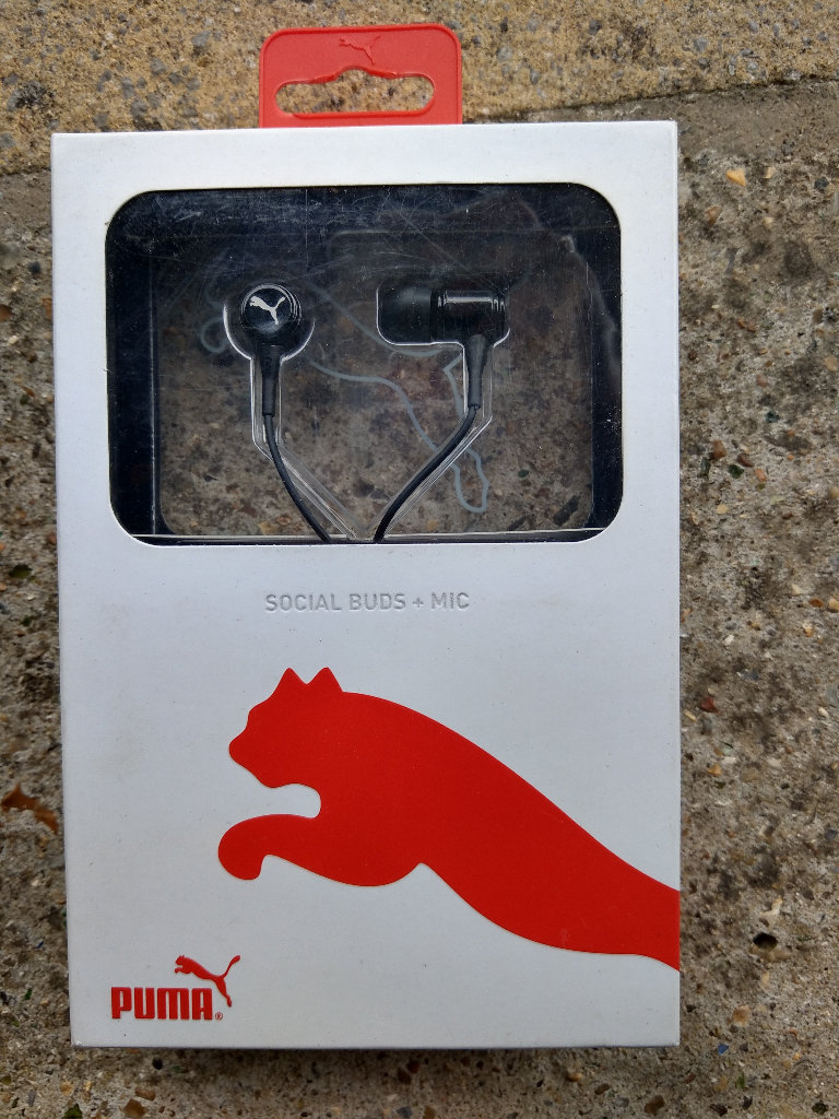 BRAND  NEW Puma Social Buds + mic - Brand hand free Earphone never been open
