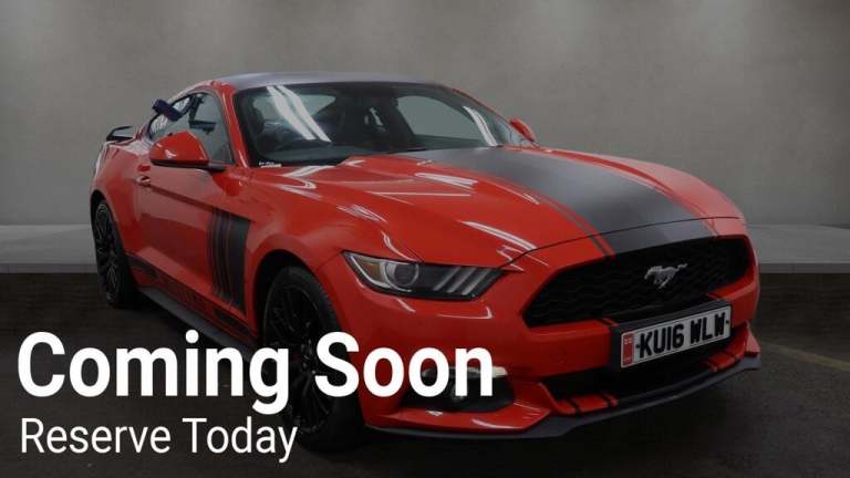  Ford Mustang 2.3T EcoBoost Fastback SelShift Euro 6 2dr Petrol Automatic
