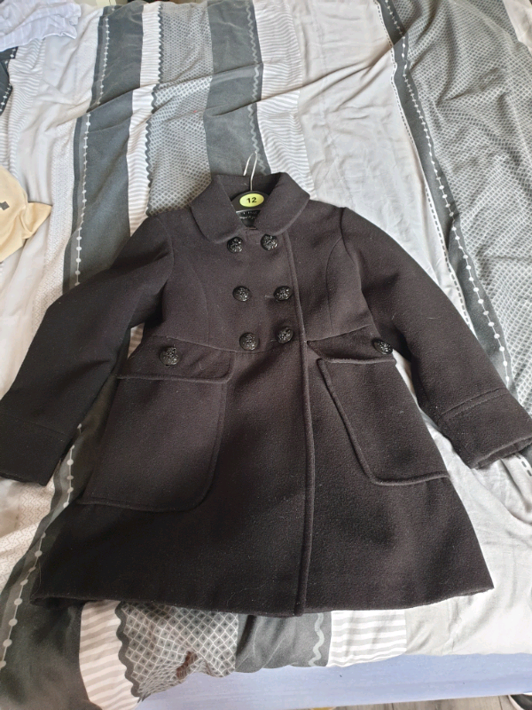 Black next dress coat 7 years